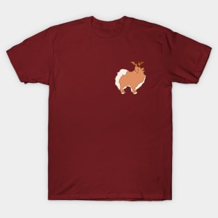 Pomeranian Reindeer T-Shirt